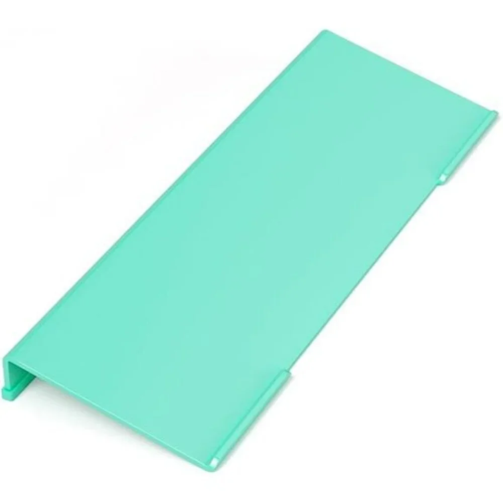 Ergonomic acrylic keyboard stand green computer desk riser typing wrist support